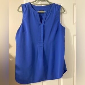 Talbots tunic shell XL gorgeous blue